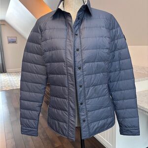 Canada Goose women’s Jackson down shirt Slate Blue